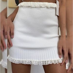 For Love & Lemons Ruffle Mini Skirt